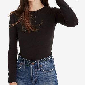 Madewell Crewneck Thong Bodysuit
